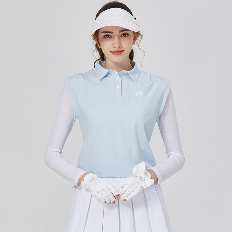 BG golf suit women's long sleeve top summer quick-drying breathable fake two-piece sports Brand sunscreen jersey ice silk women's jersey