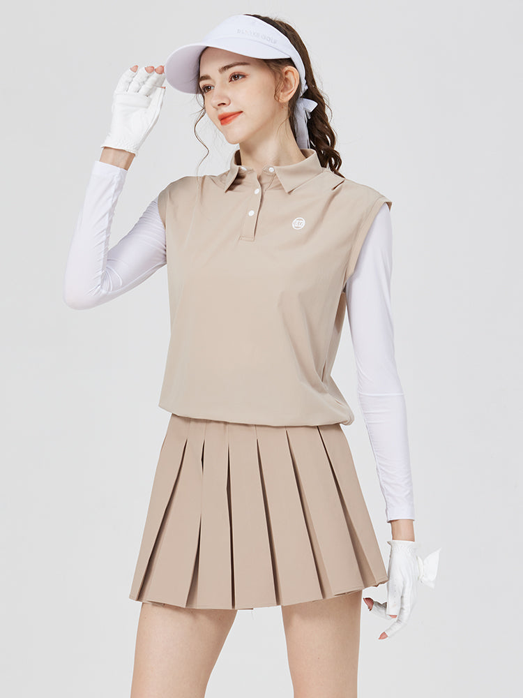 BG golf suit women's long sleeve top summer quick-drying breathable fake two-piece sports Brand sunscreen jersey ice silk women's jersey