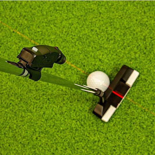 Golf club putter laser sight indoor teaching instrument linear infrared putter practice aid