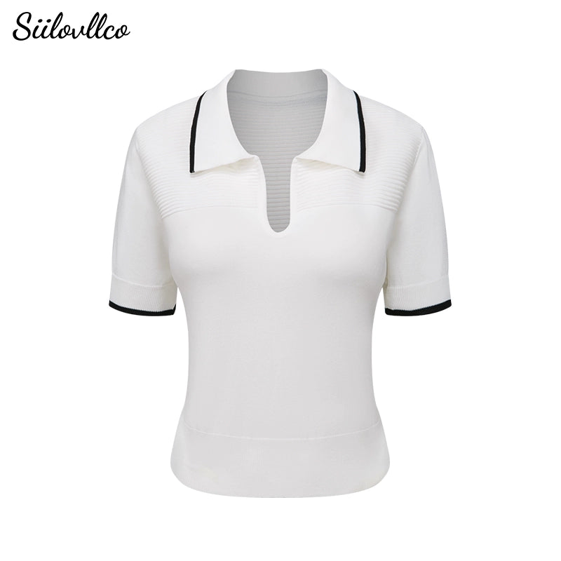 golf apparel women's suit summer ice silk white short sleeve polo shirt golf quick-drying pleated skirt