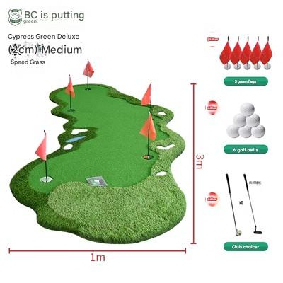 Golf putter indoor outdoor mini golf simulation office practice blanket home putting green