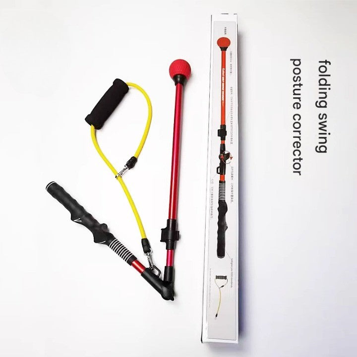 Caiton Golf Swing Trainer, Folding Posture Corrector, Thoracic Rotation Assist for Beginners