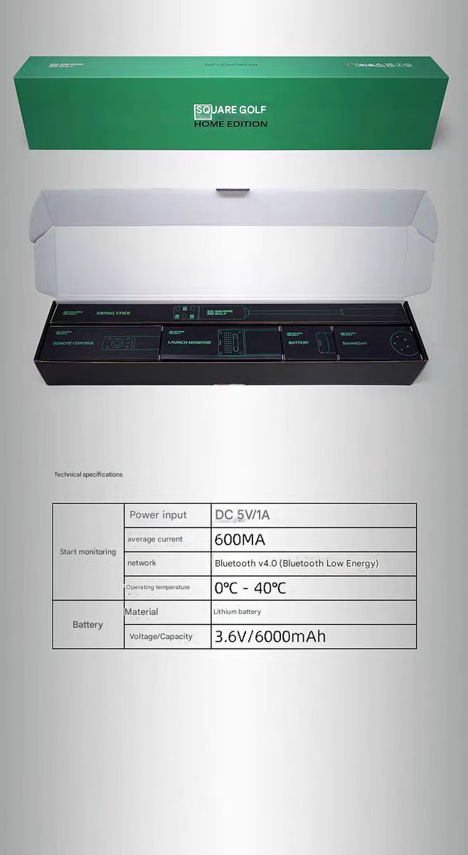 24 NEW SQUARE GOLF SIMULATOR + GEBBLO SIMULATOR COMPANION MULTIPLE TRAINING MODES