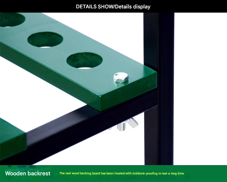 Upgraded golf club rack display rack 13 hole cue rack storage driving range supplies