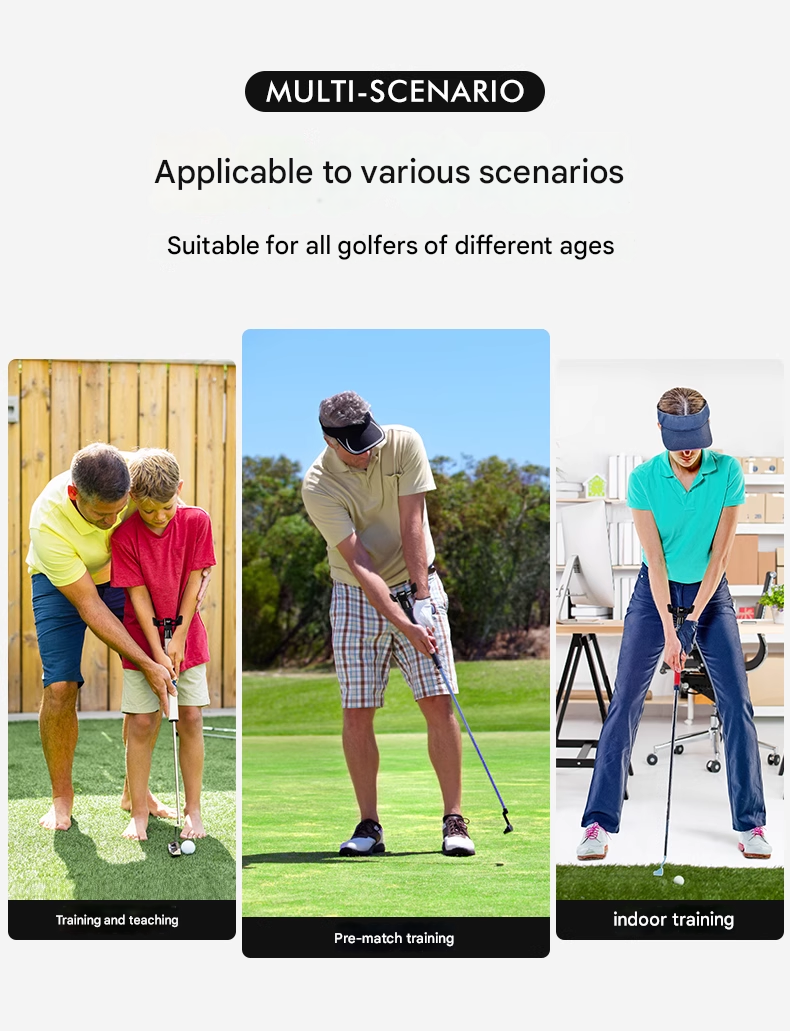 Golf Putter Assist Trainer Adjustable Width Professional Practice Fixed Wrist Putter Trainer