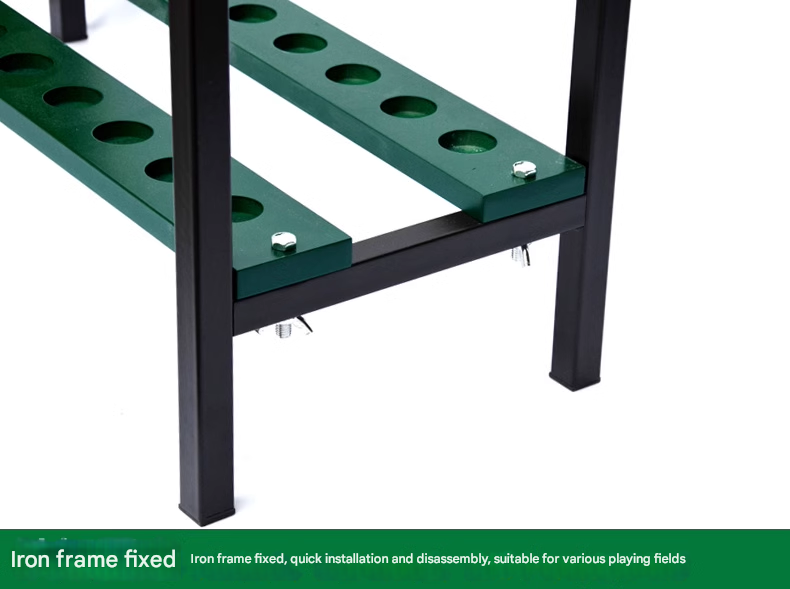 Upgraded golf club rack display rack 13 hole cue rack storage driving range supplies