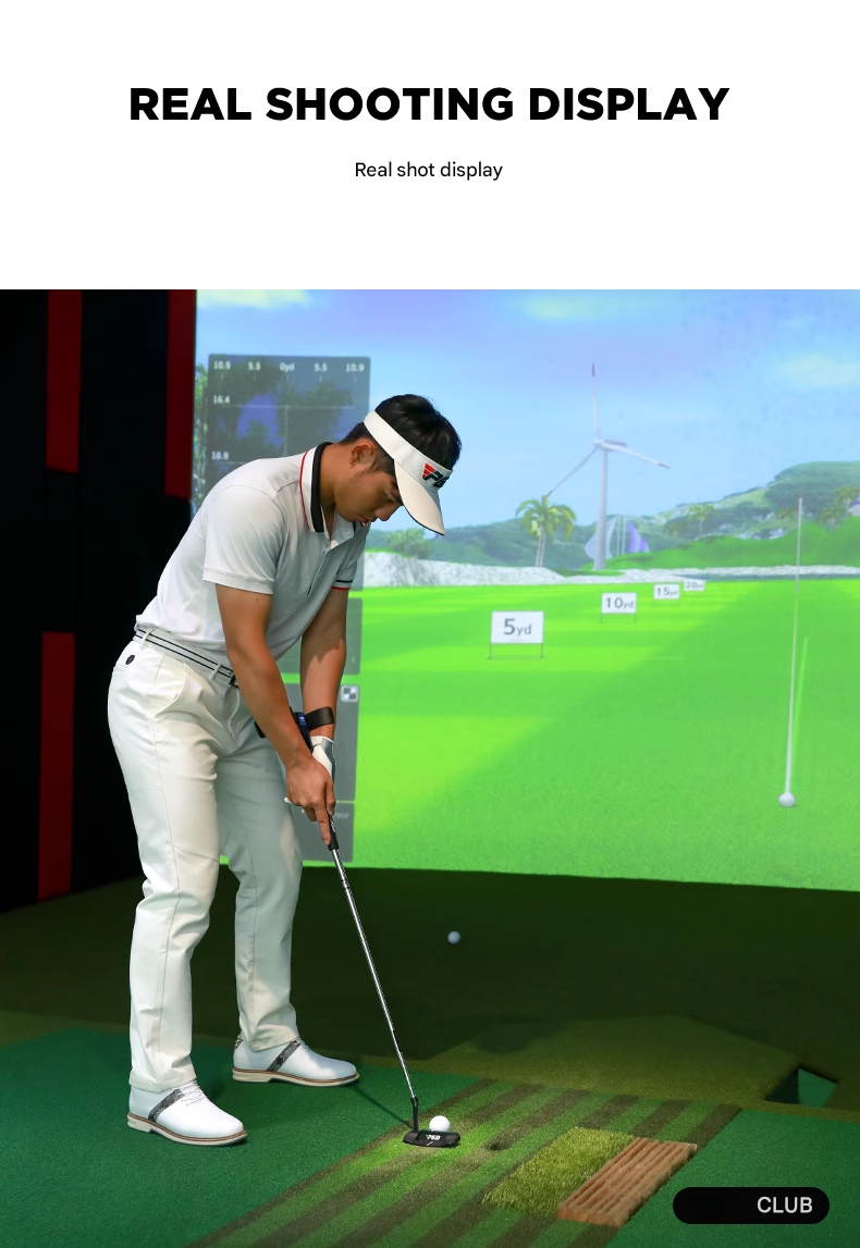 Golf Putter Assist Trainer Adjustable Width Professional Practice Fixed Wrist Putter Trainer