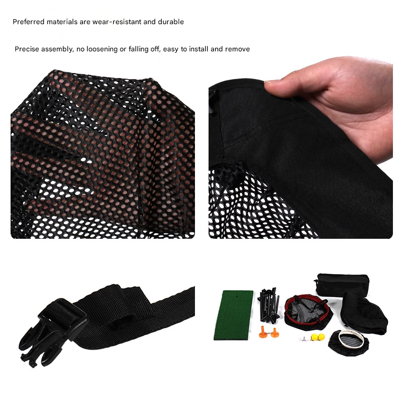 Golf practice net, three-layer cutting rod net, storage practice net, indoor folding practice target net, accessories and supplies