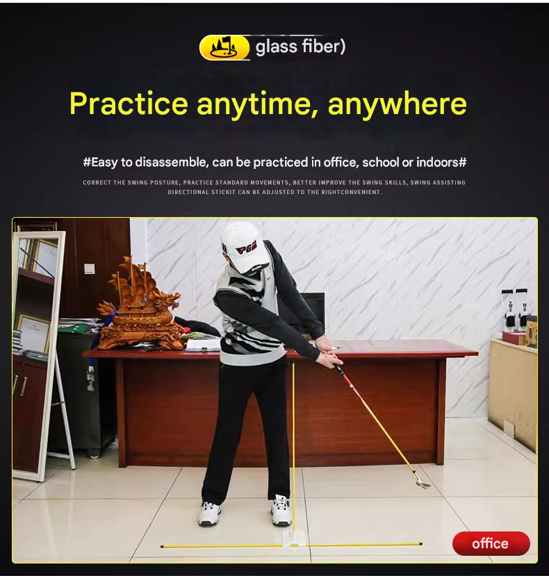 Golf Indicator Bars, Aiming Sticks, Beginner Putting Sticks, Direction Practice Sticks, Swing Aids, Training Sticks