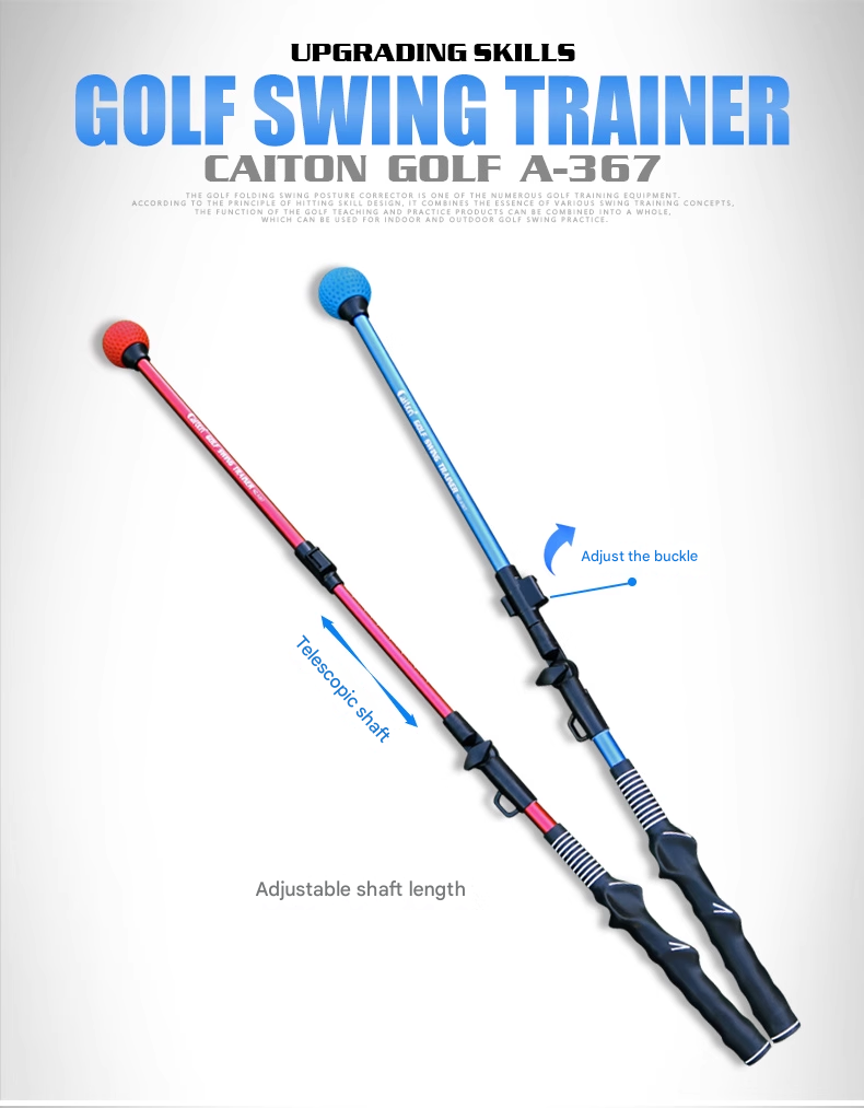 Caiton Golf Swing Trainer, Folding Posture Corrector, Thoracic Rotation Assist for Beginners