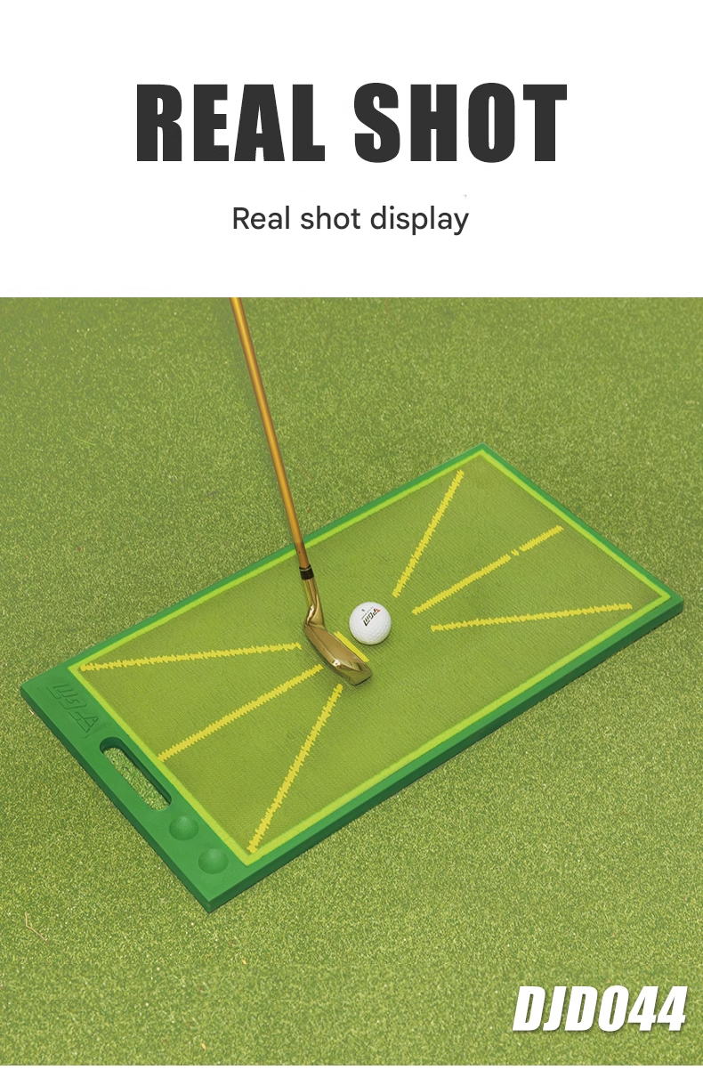 Golf Hitting Mat Pearlescent Hitting Trajectory Home Bead Trajectory Carpet Mat Trainer Marking Pad