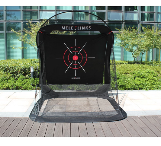 MELE LINKS GOLF PORTABLE PRACTICE NETS INDOOR AND OUTDOOR BATTING CAGE SWING CUTTING PRACTICE NETS