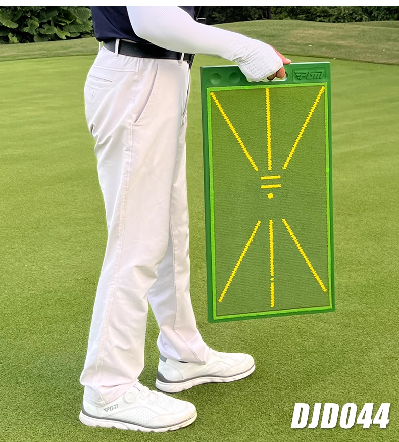 Golf Hitting Mat Pearlescent Hitting Trajectory Home Bead Trajectory Carpet Mat Trainer Marking Pad