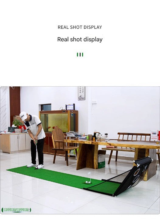 PGM golf practice device chipping net indoor putting blanket training equipment supplies office portable set