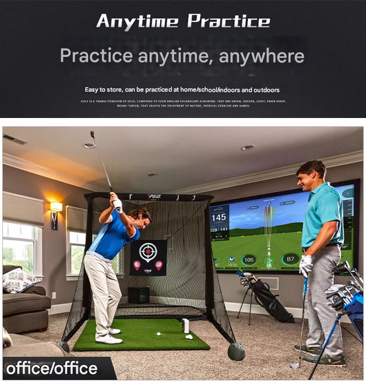 Golf Practice Net Outdoor Chipping Strike Cage Indoor Home Green Training Swing Hitting Net Set