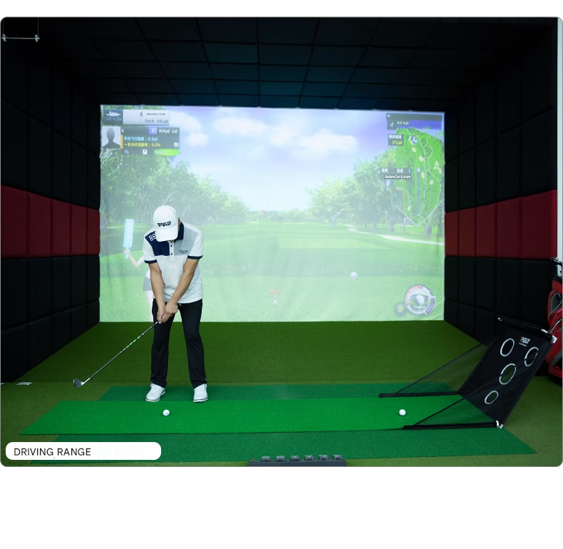 PGM golf practice device chipping net indoor putting blanket training equipment supplies office portable set