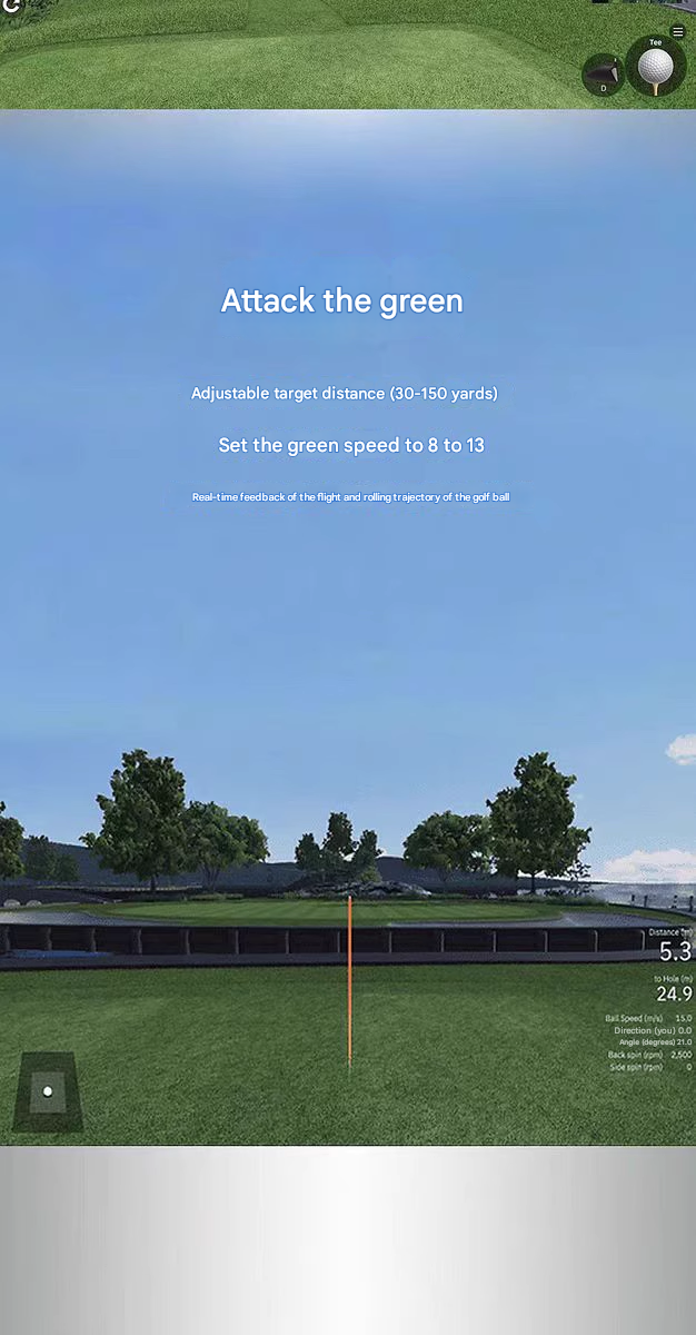 24 NEW SQUARE GOLF SIMULATOR + GEBBLO SIMULATOR COMPANION MULTIPLE TRAINING MODES