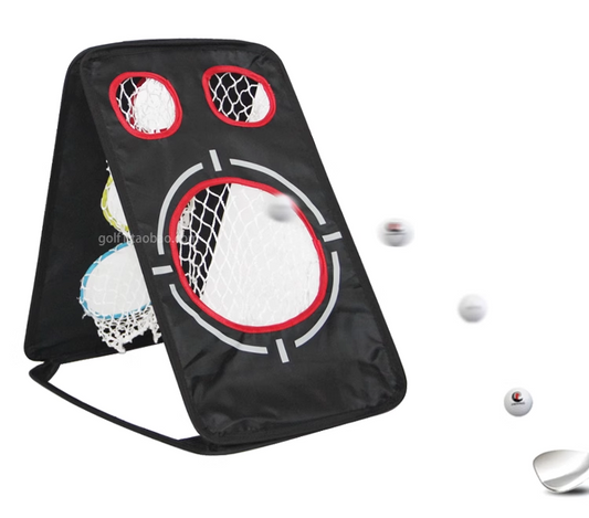 Golf Practice Net Portable Foldable Cuttable Swing Golf Indoor and Outdoor Chipping Swing Double-sided Square Practice Set
